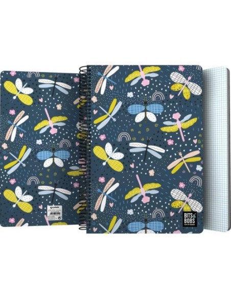 CUADERNO PP Fº 80H 90G C4MM BampB DRAGON FLY 294x21x16cm